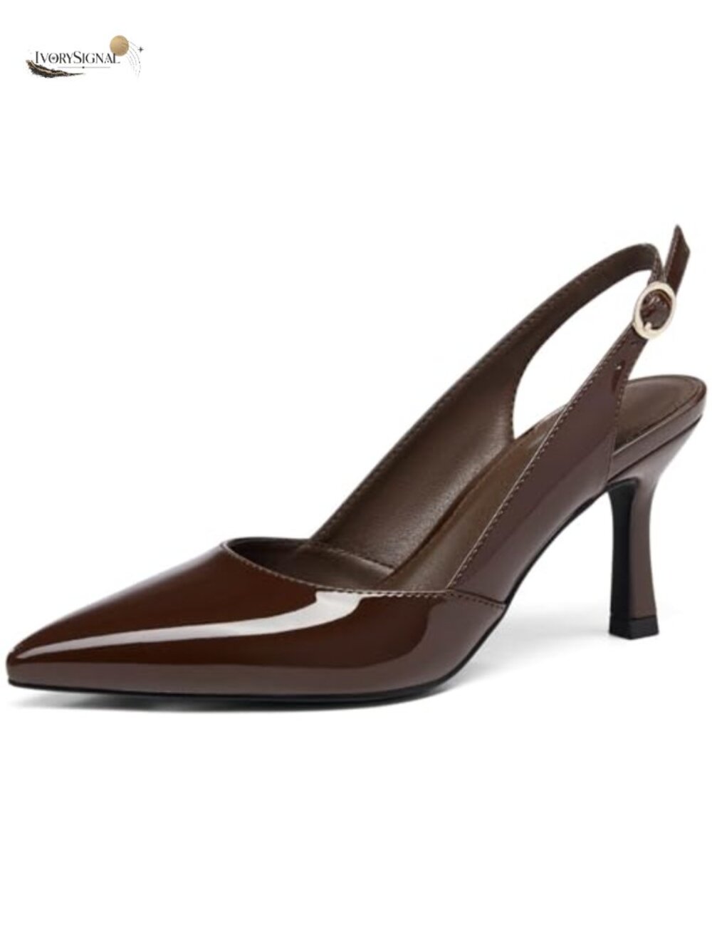Women's Slingback Kitten Heels Closed Pointed Toe Wedding Party Dress Pumps